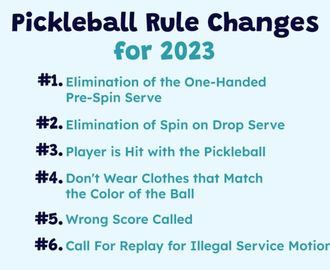 Pickleball Rule Changes Important rule changes must know.